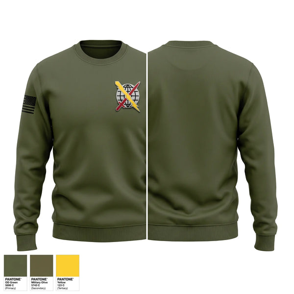 Crew Neck Sweatshirt, 549th Military Intelligence Battalion, Army, Teamtime, Team time, sublimation, custom sports apparel, team uniforms, spirit wear, spiritwear, sports uniforms, custom shirts, team store, custom team store, fundraiser sports, apparel fundraiser
