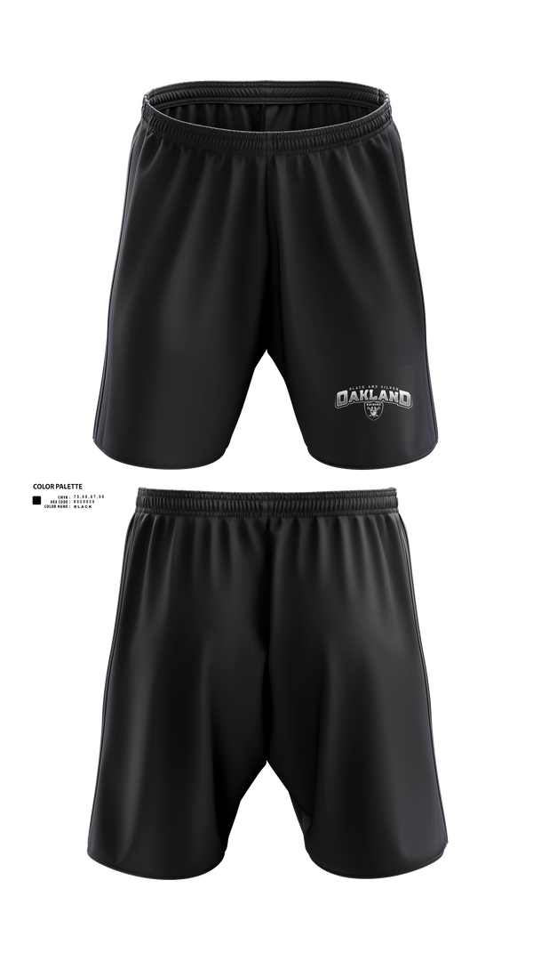 Athletic Shorts With Pockets, RAIDERS, Army, Teamtime, Team time, sublimation, custom sports apparel, team uniforms, spirit wear, spiritwear, sports uniforms, custom shirts, team store, custom team store, fundraiser sports, apparel fundraiser