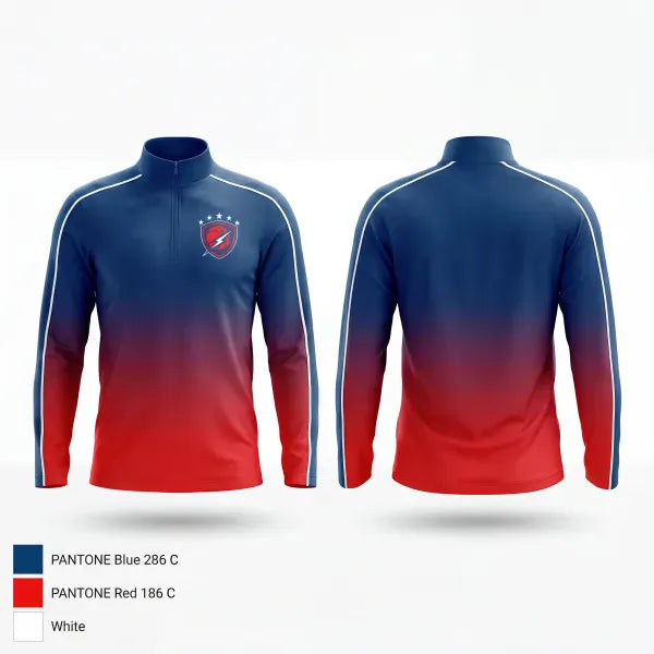 Quarter Zip Jacket, Fast Break Basketball, Men's Basketball, Teamtime, Team time, sublimation, custom sports apparel, team uniforms, spirit wear, spiritwear, sports uniforms, custom shirts, team store, custom team store, fundraiser sports, apparel fundraiser