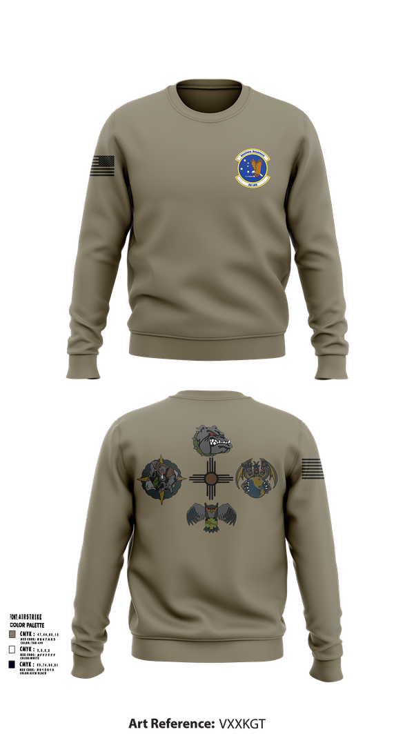 Crew Neck Sweatshirt, 49 LRS, Air Force, Teamtime, Team time, sublimation, custom sports apparel, team uniforms, spirit wear, spiritwear, sports uniforms, custom shirts, team store, custom team store, fundraiser sports, apparel fundraiser