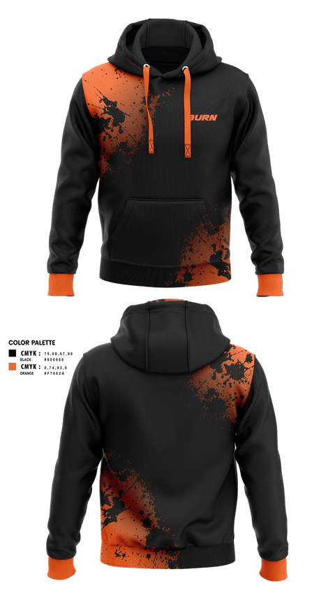 Hoodie, BURN, Spirit Store, Teamtime, Team time, sublimation, custom sports apparel, team uniforms, spirit wear, spiritwear, sports uniforms, custom shirts, team store, custom team store, fundraiser sports, apparel fundraiser