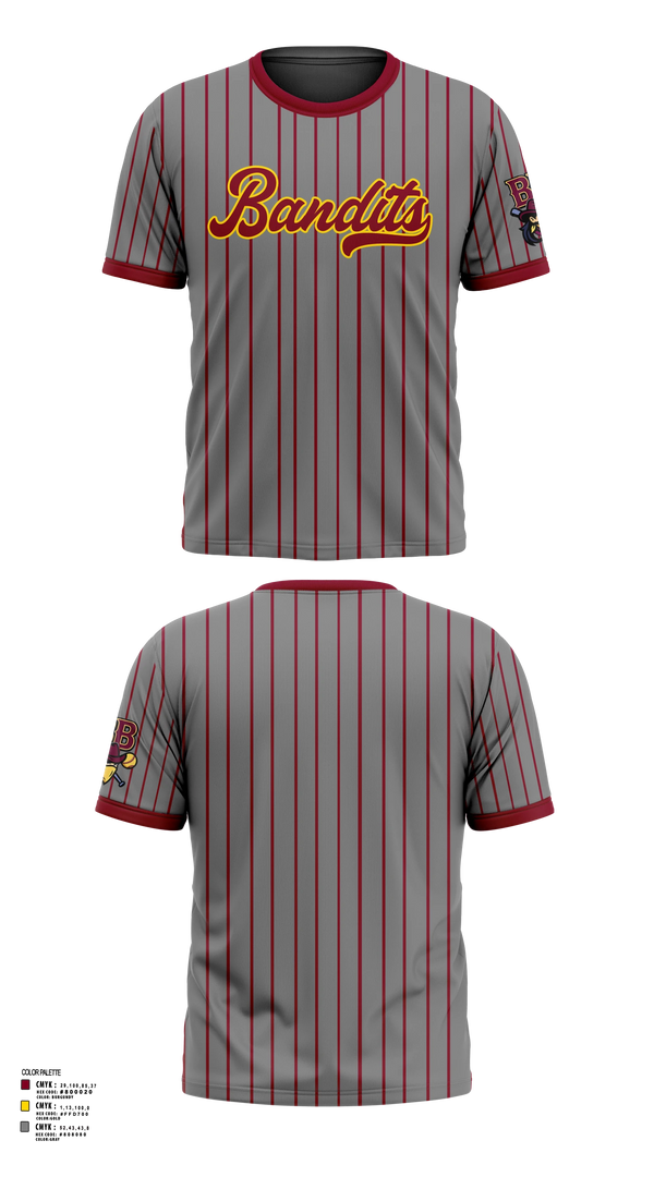 Short Sleeve Performance Shirt, Barren Bandits, Softball, Teamtime, Team time, sublimation, custom sports apparel, team uniforms, spirit wear, spiritwear, sports uniforms, custom shirts, team store, custom team store, fundraiser sports, apparel fundraiser