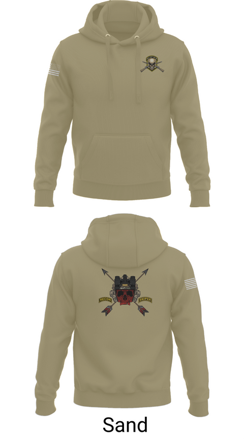 Hoodie, HHC 1ST BN 65TH INF REG, , Teamtime, Team time, sublimation, custom sports apparel, team uniforms, spirit wear, spiritwear, sports uniforms, custom shirts, team store, custom team store, fundraiser sports, apparel fundraiser
