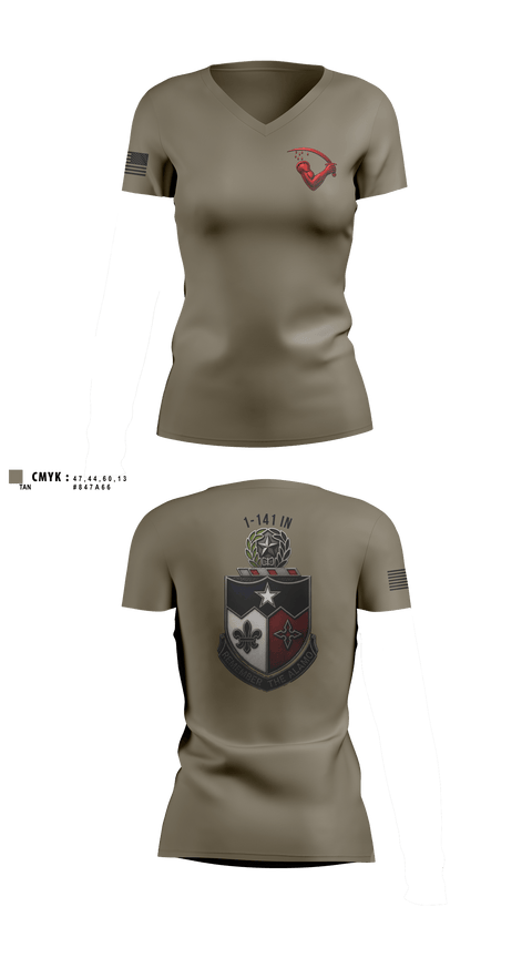 Womens Short Sleeve Vneck Shirt, G Co. 536th BSB, E-Sports, Teamtime, Team time, sublimation, custom sports apparel, team uniforms, spirit wear, spiritwear, sports uniforms, custom shirts, team store, custom team store, fundraiser sports, apparel fundraiser