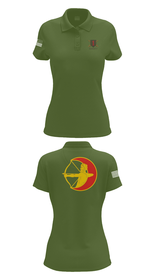 Womens Short Sleeve Performance Polo, 1ID DIVARTY, , Teamtime, Team time, sublimation, custom sports apparel, team uniforms, spirit wear, spiritwear, sports uniforms, custom shirts, team store, custom team store, fundraiser sports, apparel fundraiser
