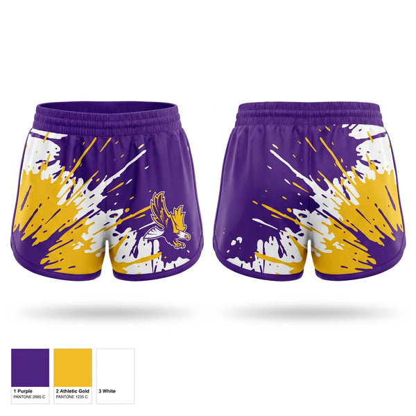 Womens Shorts, Eaton Eagles, Spirit Store, Teamtime, Team time, sublimation, custom sports apparel, team uniforms, spirit wear, spiritwear, sports uniforms, custom shirts, team store, custom team store, fundraiser sports, apparel fundraiser