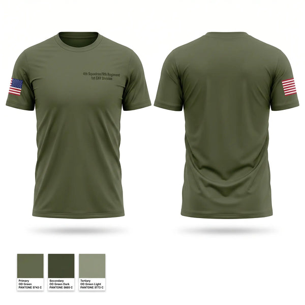 Short Sleeve Performance Shirt, 4th Squadron-9th Regiment 1st CAV Division, Army, Teamtime, Team time, sublimation, custom sports apparel, team uniforms, spirit wear, spiritwear, sports uniforms, custom shirts, team store, custom team store, fundraiser sports, apparel fundraiser