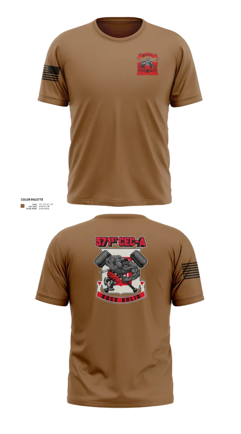 Old School Cotton Feel Shirt, 571st CEC-A, , Teamtime, Team time, sublimation, custom sports apparel, team uniforms, spirit wear, spiritwear, sports uniforms, custom shirts, team store, custom team store, fundraiser sports, apparel fundraiser