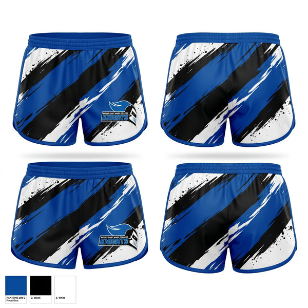 Womens Shorts, Mount Saint Mary College Swimming, Swimming, Teamtime, Team time, sublimation, custom sports apparel, team uniforms, spirit wear, spiritwear, sports uniforms, custom shirts, team store, custom team store, fundraiser sports, apparel fundraiser