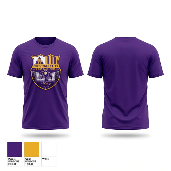 Short Sleeve Performance Shirt, Sheboygan Falls Falcons, Men's Soccer, Teamtime, Team time, sublimation, custom sports apparel, team uniforms, spirit wear, spiritwear, sports uniforms, custom shirts, team store, custom team store, fundraiser sports, apparel fundraiser