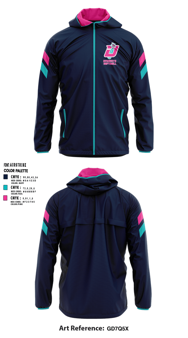 Windbreaker, Dynamite, Softball, Teamtime, Team time, sublimation, custom sports apparel, team uniforms, spirit wear, spiritwear, sports uniforms, custom shirts, team store, custom team store, fundraiser sports, apparel fundraiser