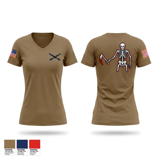 Womens Short Sleeve Vneck Shirt, 1/C 36, Army, Teamtime, Team time, sublimation, custom sports apparel, team uniforms, spirit wear, spiritwear, sports uniforms, custom shirts, team store, custom team store, fundraiser sports, apparel fundraiser