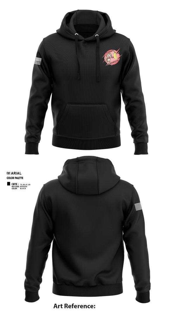 Hoodie, Fight Monkeys, , Teamtime, Team time, sublimation, custom sports apparel, team uniforms, spirit wear, spiritwear, sports uniforms, custom shirts, team store, custom team store, fundraiser sports, apparel fundraiser