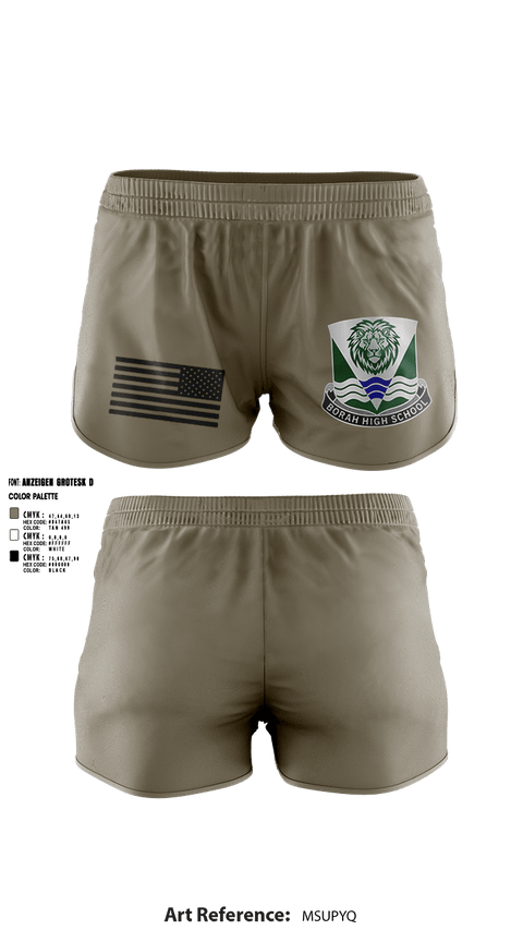 Ranger Panties, Borah High School JROTC, Army, Teamtime, Team time, sublimation, custom sports apparel, team uniforms, spirit wear, spiritwear, sports uniforms, custom shirts, team store, custom team store, fundraiser sports, apparel fundraiser