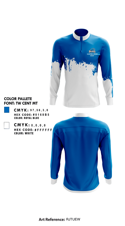 Quarter Zip Jacket, Harper Creek High School Golf, Golf, Teamtime, Team time, sublimation, custom sports apparel, team uniforms, spirit wear, spiritwear, sports uniforms, custom shirts, team store, custom team store, fundraiser sports, apparel fundraiser