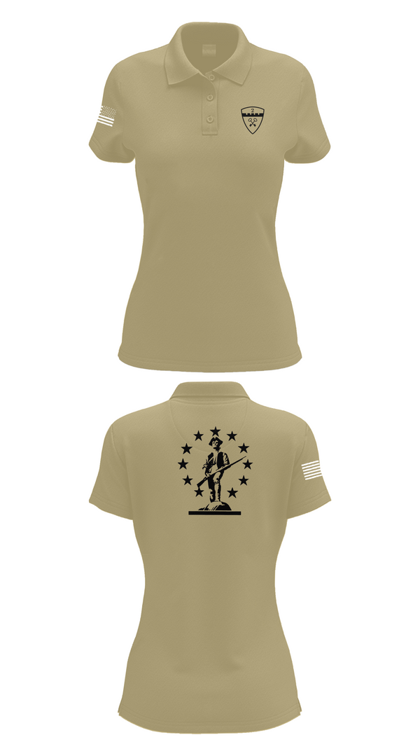 Womens Short Sleeve Performance Polo, 2nd Company Governor's Foot Guard, , Teamtime, Team time, sublimation, custom sports apparel, team uniforms, spirit wear, spiritwear, sports uniforms, custom shirts, team store, custom team store, fundraiser sports, apparel fundraiser