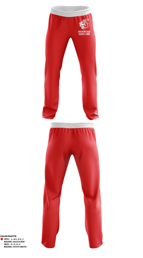 Sweatpants, Hueneme High School Band, Spirit Store, Teamtime, Team time, sublimation, custom sports apparel, team uniforms, spirit wear, spiritwear, sports uniforms, custom shirts, team store, custom team store, fundraiser sports, apparel fundraiser