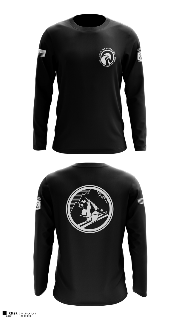 Long Sleeve Performance Shirt, Diesel, 3-71CAV, Army, Teamtime, Team time, sublimation, custom sports apparel, team uniforms, spirit wear, spiritwear, sports uniforms, custom shirts, team store, custom team store, fundraiser sports, apparel fundraiser