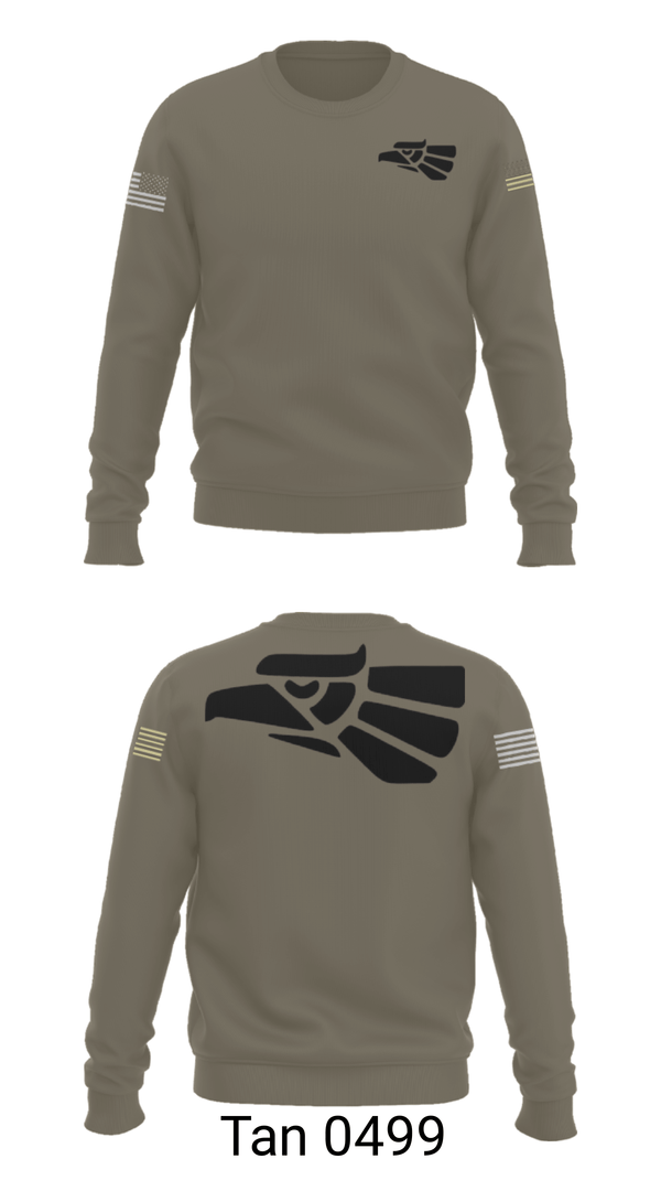 Crew Neck Sweatshirt, 578th A Co, National Guard, Teamtime, Team time, sublimation, custom sports apparel, team uniforms, spirit wear, spiritwear, sports uniforms, custom shirts, team store, custom team store, fundraiser sports, apparel fundraiser
