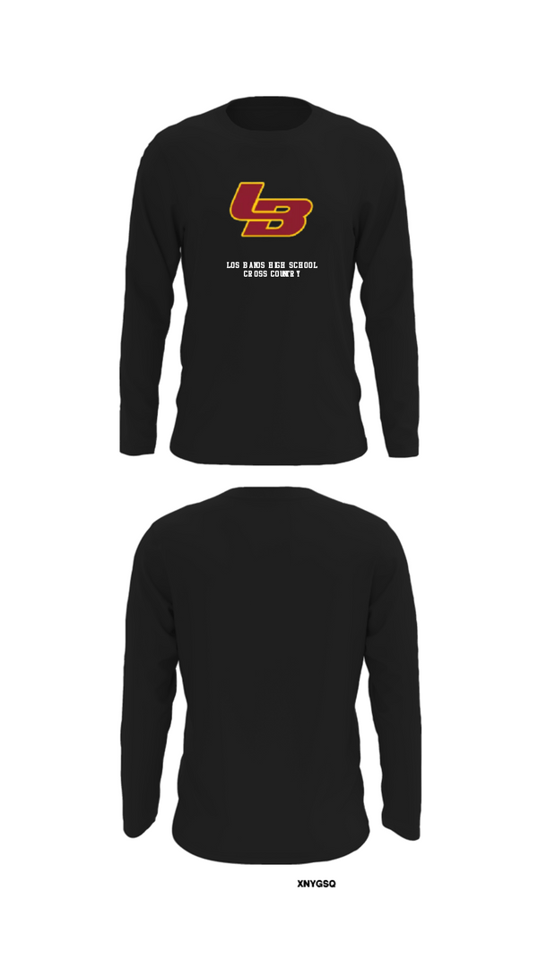 Long Sleeve Performance Shirt, Los Banos High School Cross Country, Cross Country, Teamtime, Team time, sublimation, custom sports apparel, team uniforms, spirit wear, spiritwear, sports uniforms, custom shirts, team store, custom team store, fundraiser sports, apparel fundraiser
