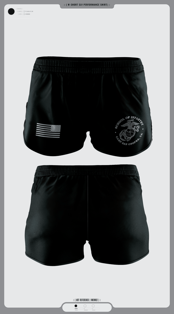 Women's Shorts, IMC, Marines, Teamtime, Team time, sublimation, custom sports apparel, team uniforms, spirit wear, spiritwear, sports uniforms, custom shirts, team store, custom team store, fundraiser sports, apparel fundraiser