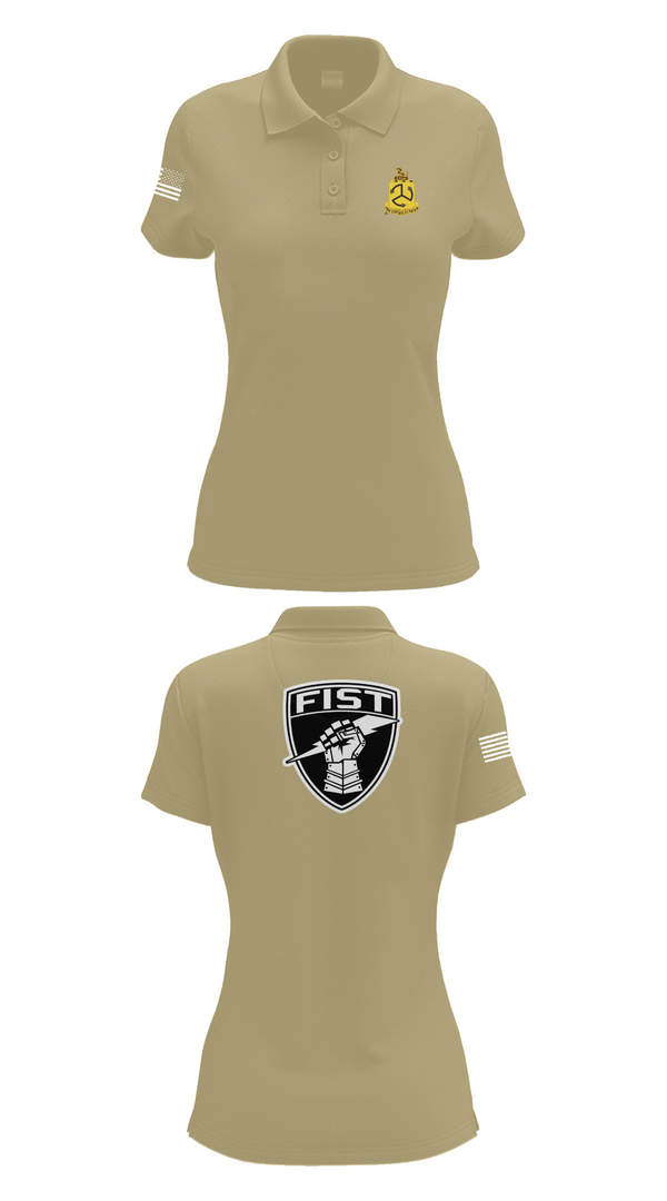 Womens Short Sleeve Performance Polo, 1-200 Infantry, National Guard, Teamtime, Team time, sublimation, custom sports apparel, team uniforms, spirit wear, spiritwear, sports uniforms, custom shirts, team store, custom team store, fundraiser sports, apparel fundraiser