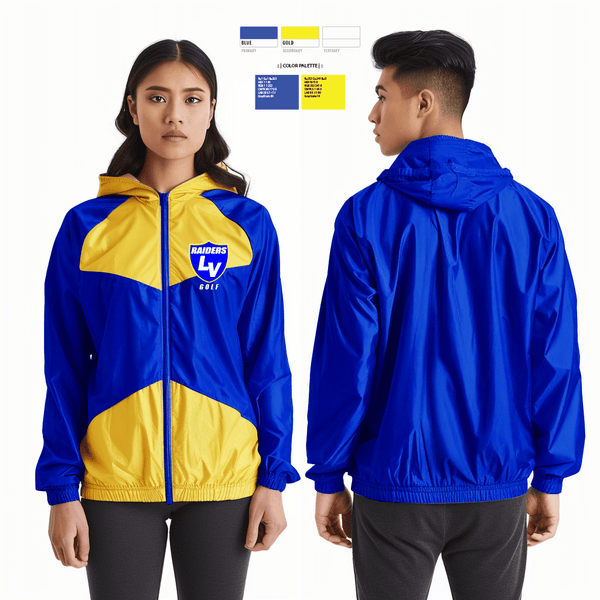 Windbreaker, Logan View High School Golf, Golf, Teamtime, Team time, sublimation, custom sports apparel, team uniforms, spirit wear, spiritwear, sports uniforms, custom shirts, team store, custom team store, fundraiser sports, apparel fundraiser
