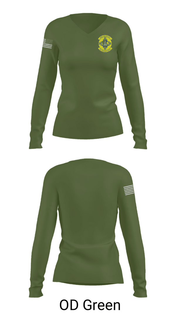 Women's Long Sleeve Vneck Shirt, 49 COMPTROLLER SQUADRON, , Teamtime, Team time, sublimation, custom sports apparel, team uniforms, spirit wear, spiritwear, sports uniforms, custom shirts, team store, custom team store, fundraiser sports, apparel fundraiser