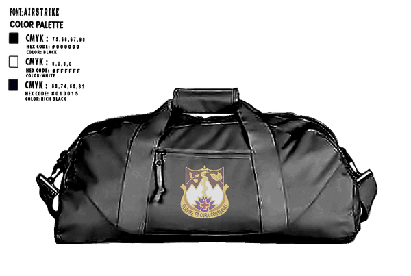 Duffle Bag, HHD, 627TH Hospital Center, , Teamtime, Team time, sublimation, custom sports apparel, team uniforms, spirit wear, spiritwear, sports uniforms, custom shirts, team store, custom team store, fundraiser sports, apparel fundraiser