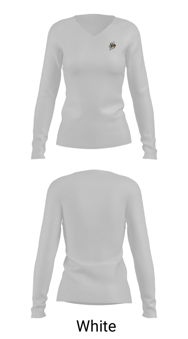 Womens Long Sleeve Vneck Shirt, Greenville Middle School Basketball, Men's Basketball, Teamtime, Team time, sublimation, custom sports apparel, team uniforms, spirit wear, spiritwear, sports uniforms, custom shirts, team store, custom team store, fundraiser sports, apparel fundraiser