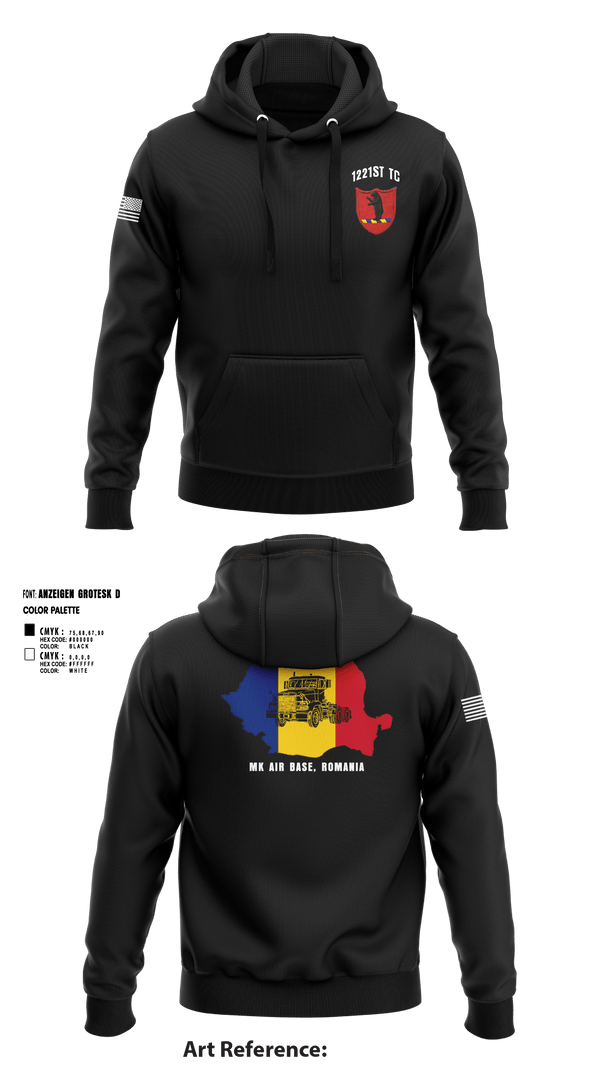 Hoodie, 1221st TC, National Guard, Teamtime, Team time, sublimation, custom sports apparel, team uniforms, spirit wear, spiritwear, sports uniforms, custom shirts, team store, custom team store, fundraiser sports, apparel fundraiser
