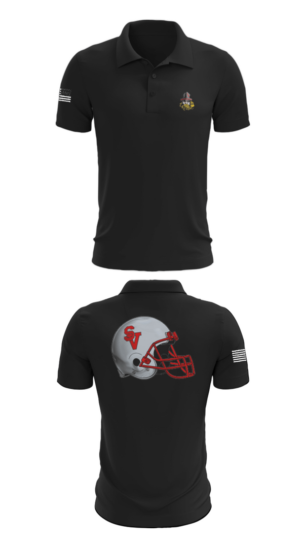 Short Sleeve Performance Polo, Symmes Valley Vikings, Football, Teamtime, Team time, sublimation, custom sports apparel, team uniforms, spirit wear, spiritwear, sports uniforms, custom shirts, team store, custom team store, fundraiser sports, apparel fundraiser