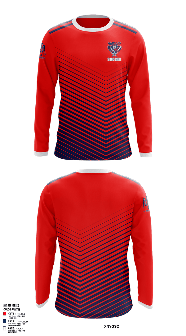 Long Sleeve Performance Shirt, American Leadership Academy - Johnston Soccer, Men's Soccer, Teamtime, Team time, sublimation, custom sports apparel, team uniforms, spirit wear, spiritwear, sports uniforms, custom shirts, team store, custom team store, fundraiser sports, apparel fundraiser
