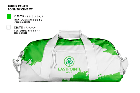 Duffle Bag, Eastpointe High School Golf, Golf, Teamtime, Team time, sublimation, custom sports apparel, team uniforms, spirit wear, spiritwear, sports uniforms, custom shirts, team store, custom team store, fundraiser sports, apparel fundraiser