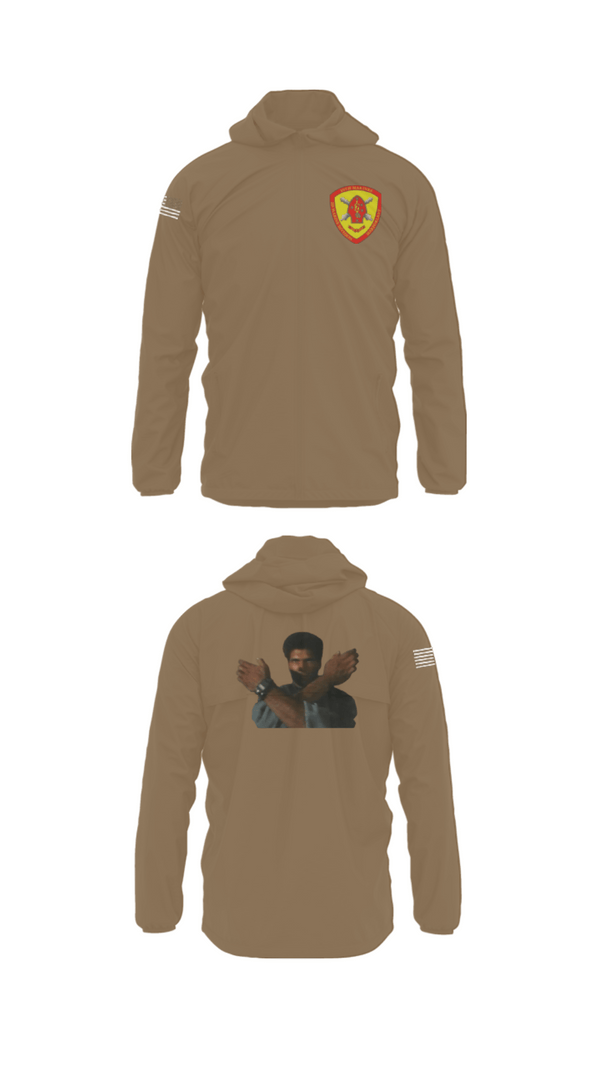Windbreaker, 10th Marine Regiment, Marines, Teamtime, Team time, sublimation, custom sports apparel, team uniforms, spirit wear, spiritwear, sports uniforms, custom shirts, team store, custom team store, fundraiser sports, apparel fundraiser