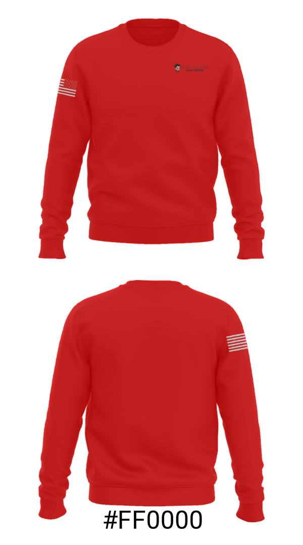 Crew Neck Sweatshirt, Santa Maria High School Tennis, Tennis, Teamtime, Team time, sublimation, custom sports apparel, team uniforms, spirit wear, spiritwear, sports uniforms, custom shirts, team store, custom team store, fundraiser sports, apparel fundraiser