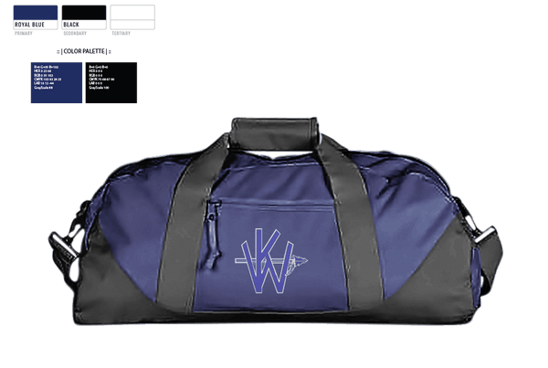 Duffle Bag, Ketchum Warriors, Football, Teamtime, Team time, sublimation, custom sports apparel, team uniforms, spirit wear, spiritwear, sports uniforms, custom shirts, team store, custom team store, fundraiser sports, apparel fundraiser