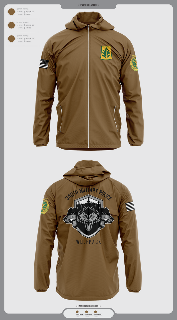 Windbreaker, 340th mp, , Teamtime, Team time, sublimation, custom sports apparel, team uniforms, spirit wear, spiritwear, sports uniforms, custom shirts, team store, custom team store, fundraiser sports, apparel fundraiser