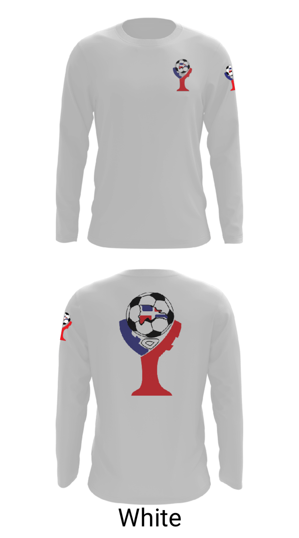 Long Sleeve Performance Shirt, Domenican Republic, Men's Soccer, Teamtime, Team time, sublimation, custom sports apparel, team uniforms, spirit wear, spiritwear, sports uniforms, custom shirts, team store, custom team store, fundraiser sports, apparel fundraiser