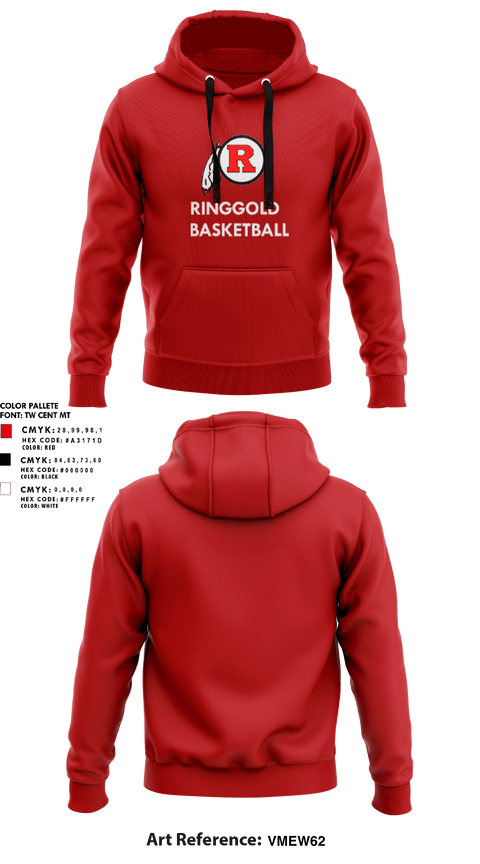 Hoodie, Ringgold High School Basketball, Men's Basketball, Teamtime, Team time, sublimation, custom sports apparel, team uniforms, spirit wear, spiritwear, sports uniforms, custom shirts, team store, custom team store, fundraiser sports, apparel fundraiser
