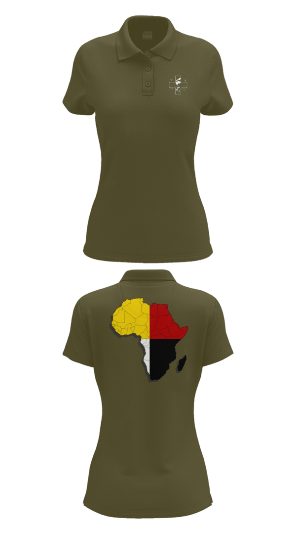 Women's Short Sleeve Performance Polo, Med shed, Army, Teamtime, Team time, sublimation, custom sports apparel, team uniforms, spirit wear, spiritwear, sports uniforms, custom shirts, team store, custom team store, fundraiser sports, apparel fundraiser