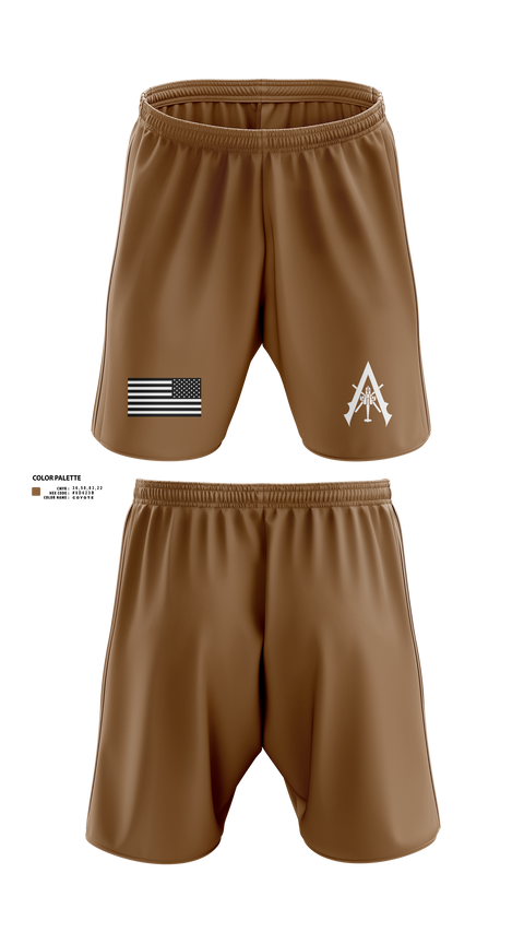 Athletic Shorts With Pockets, A Co. 1-3 AB, Army, Teamtime, Team time, sublimation, custom sports apparel, team uniforms, spirit wear, spiritwear, sports uniforms, custom shirts, team store, custom team store, fundraiser sports, apparel fundraiser