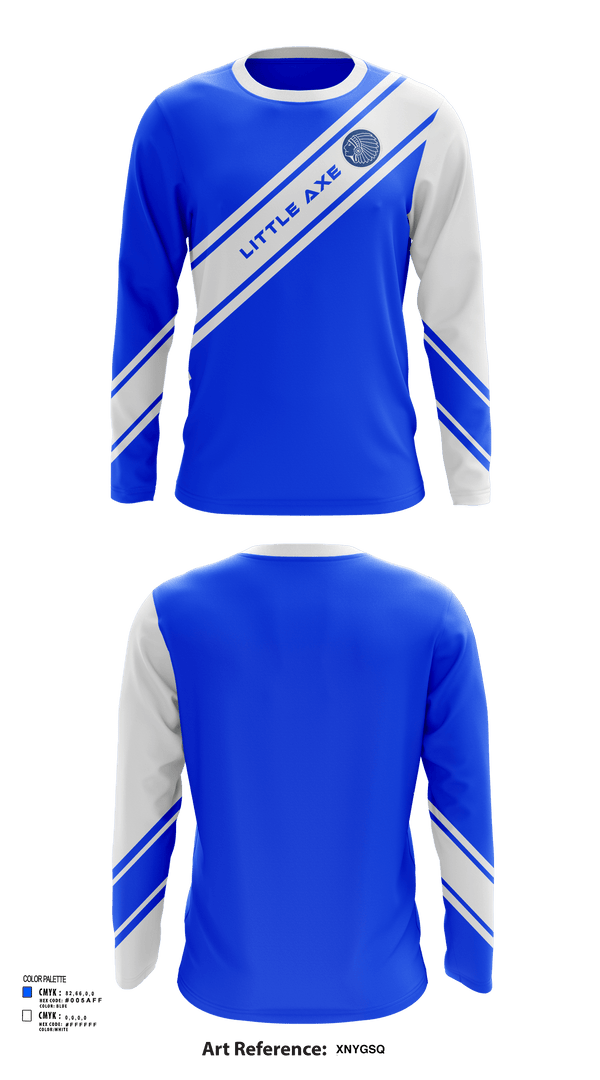 Long Sleeve Performance Shirt, Little Axe Middle School Cheer, Cheer, Teamtime, Team time, sublimation, custom sports apparel, team uniforms, spirit wear, spiritwear, sports uniforms, custom shirts, team store, custom team store, fundraiser sports, apparel fundraiser