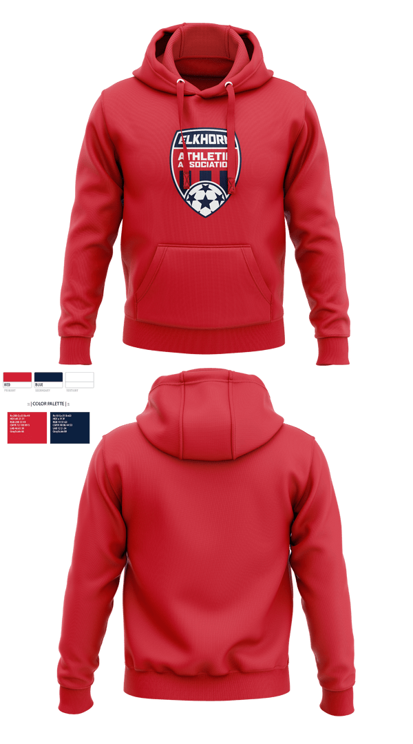 Hoodie, Elkhorn Athletic Association, Men's Soccer, Teamtime, Team time, sublimation, custom sports apparel, team uniforms, spirit wear, spiritwear, sports uniforms, custom shirts, team store, custom team store, fundraiser sports, apparel fundraiser