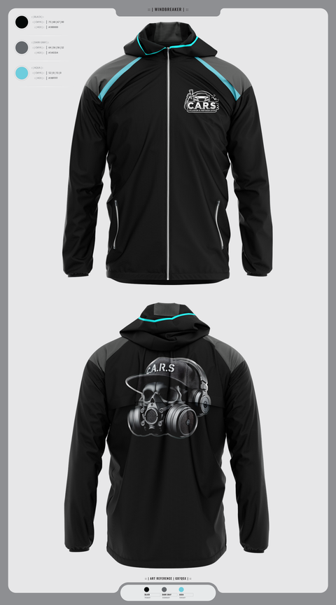 Windbreaker, C.A.R.S, , Teamtime, Team time, sublimation, custom sports apparel, team uniforms, spirit wear, spiritwear, sports uniforms, custom shirts, team store, custom team store, fundraiser sports, apparel fundraiser
