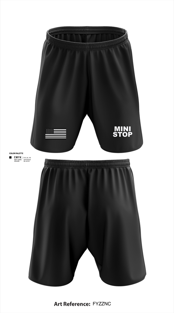 Athletic Shorts With Pockets, Mini stop, , Teamtime, Team time, sublimation, custom sports apparel, team uniforms, spirit wear, spiritwear, sports uniforms, custom shirts, team store, custom team store, fundraiser sports, apparel fundraiser