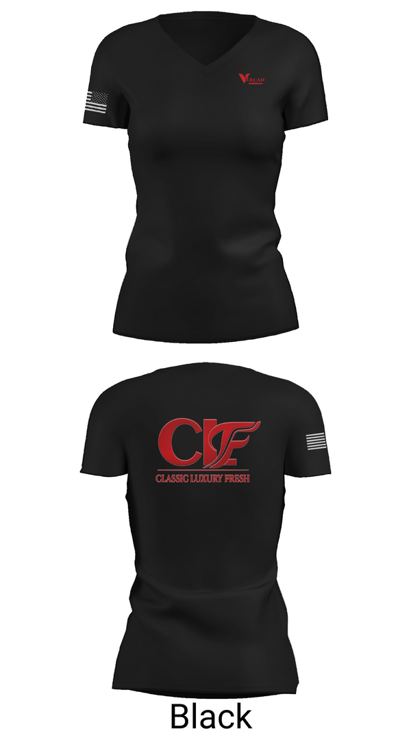 Womens Short Sleeve Vneck Shirt, CLF, , Teamtime, Team time, sublimation, custom sports apparel, team uniforms, spirit wear, spiritwear, sports uniforms, custom shirts, team store, custom team store, fundraiser sports, apparel fundraiser