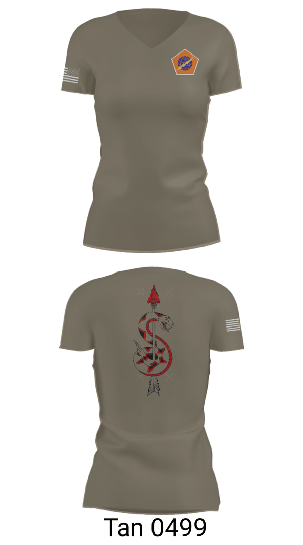 Women's Short Sleeve Vneck Shirt, 98th Expeditionary Signal Battalion, Army, Teamtime, Team time, sublimation, custom sports apparel, team uniforms, spirit wear, spiritwear, sports uniforms, custom shirts, team store, custom team store, fundraiser sports, apparel fundraiser
