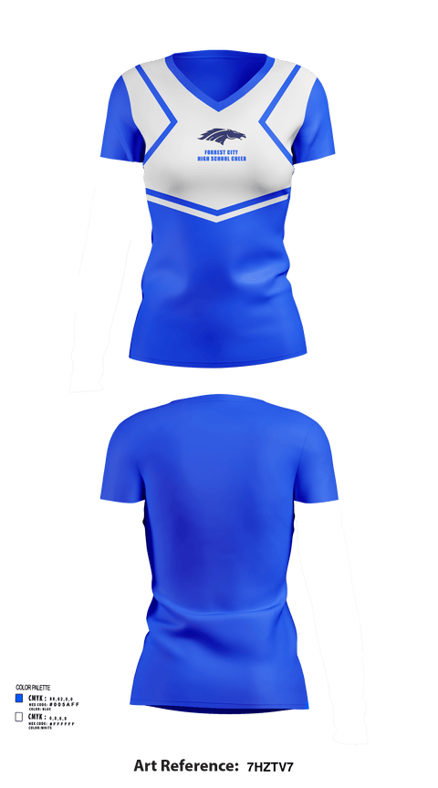 Womens Short Sleeve Vneck Shirt, Forrest City High School Cheer, Cheer, Teamtime, Team time, sublimation, custom sports apparel, team uniforms, spirit wear, spiritwear, sports uniforms, custom shirts, team store, custom team store, fundraiser sports, apparel fundraiser