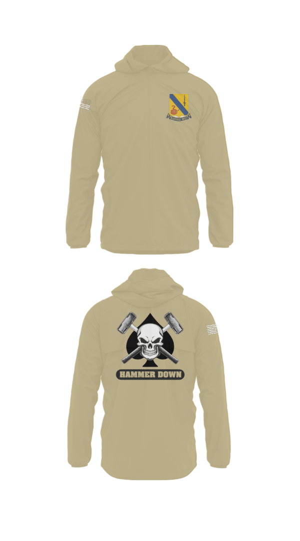 Windbreaker, 2-14 CAV ACE HIGH, Army, Teamtime, Team time, sublimation, custom sports apparel, team uniforms, spirit wear, spiritwear, sports uniforms, custom shirts, team store, custom team store, fundraiser sports, apparel fundraiser
